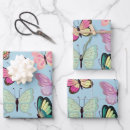 Search for blue butterfly wrapping paper Butterflies