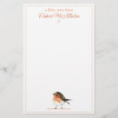 Search for robin stationery paper Cute