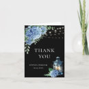 Search for black blue thank you cards Classic