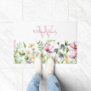 Search for pink floral doormats Stylish