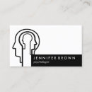 Search for brain business cards Therapist