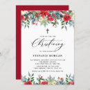 Search for winter christening invitations Watercolor