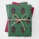 Search for gothic christmas wrapping paper krampus