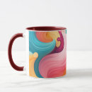 Search for colourful abstract design mugs Vivid