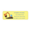Search for excavator return address labels Digger