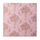 Search for pink floral tiles Victorian