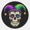 Search for french skull stickers Mardi gras costume