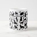 Search for dog silhouette mugs Canine