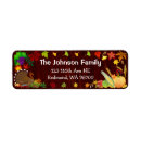 Search for turkey day return address labels Give thanks
