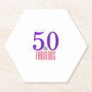 Search for happy 50th birthday coasters Fiftieth