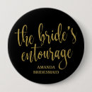 Search for entourage badges Bridal party