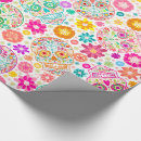Search for day of the dead wrapping paper Sugar skull