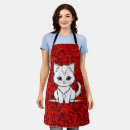 Search for animal sketches aprons Cat
