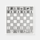 Search for game of chess napkins Black and white