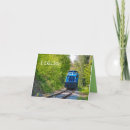 Search for blue train cards Railroad