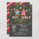Search for holiday gender reveal invitations Pink and blue