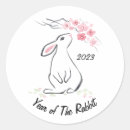 Search for white rabbit stickers Pink