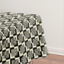 Search for black and tan tablecloths Pattern