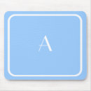Search for light blue mousepads Monogrammed
