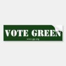 Search for greens bumper stickers Party