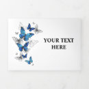 Search for flying butterfly cards Blue