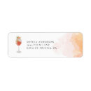 Search for cocktail return address labels Tropical
