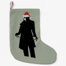 Search for gothic christmas stockings Santa