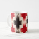 Search for red abstract mugs Red and black