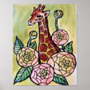 Search for giraffe posters Floral