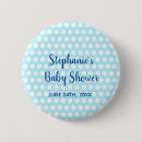 Search for blue polka dot pattern badges For her