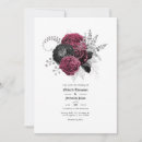 Search for lavender black wedding invitations Gothic