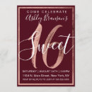 Search for rose gold and burgundy invitations Girly