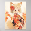 Search for japanese kawaii posters kimono