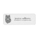 Search for head return address labels Animals