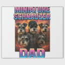 Search for miniature schnauzer wrapping paper Puppy