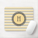 Search for yellow monogram mousepads Pretty