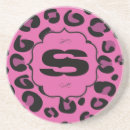 Search for leopard print coasters Pink