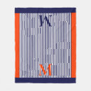 Search for navy and orange blankets Modern