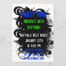 Search for boy 16 birthday invitations White
