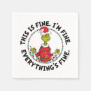 Search for funny christmas cocktail napkins Dr seuss