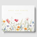 Search for rustic wedding guest books Elegant modern floral