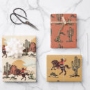 Search for rodeo wrapping paper western