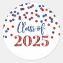 Search for red graduation stickers Blue