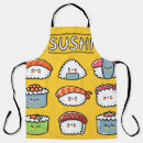 Search for cartoon sushi aprons Asian