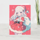 Search for anime christmas cards Santa