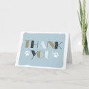 Search for puppy thank you cards Blue