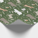 Search for forest green christmas wrapping paper Fox