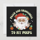 Search for hippie christmas cards Peace