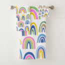 Search for rainbow bath towels Colourful