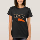 Search for snowman face tshirts Carrot nose